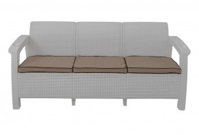 Диван Yalta Premium Sofa 3 Set (Ялта) белый (+подушки под спину) в Кировграде - kirovgrad.mebel-74.com | фото
