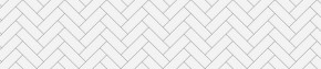Фартук Метро керамик (белая) CPL пластик МДФ 6 мм в Кировграде - kirovgrad.mebel-74.com | фото