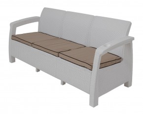 Комплект уличной мебели Yalta Premium Terrace Triple Set (Ялта) белый (+подушки под спину) в Кировграде - kirovgrad.mebel-74.com | фото