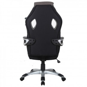 Кресло компьютерное BRABIX Techno GM-002 (ткань) черное/серое, вставки белые (531815) в Кировграде - kirovgrad.mebel-74.com | фото
