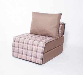 Кресло-кровать бескаркасное Харви (коричневый-квадро беж) в Кировграде - kirovgrad.mebel-74.com | фото