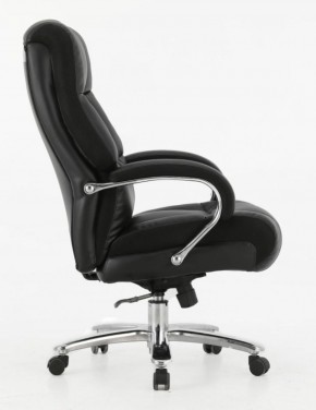 Кресло офисное BRABIX PREMIUM "Bomer HD-007" (рециклированная кожа, хром, черное) 531939 в Кировграде - kirovgrad.mebel-74.com | фото
