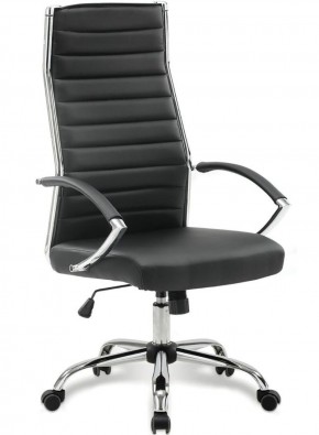Кресло офисное BRABIX "Style EX-528", экокожа, хром, черное, 531947 в Кировграде - kirovgrad.mebel-74.com | фото