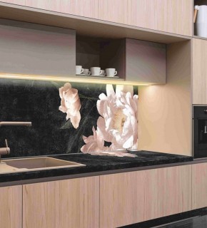 Кухонный фартук со столешницей (А-05) в едином стиле (3050 мм) в Кировграде - kirovgrad.mebel-74.com | фото