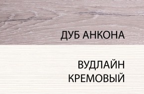Шкаф 1DT P, OLIVIA, цвет вудлайн крем/дуб анкона в Кировграде - kirovgrad.mebel-74.com | фото