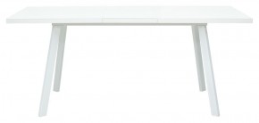 Стол ФИН 120 Белый, стекло/ Белый каркас М-City в Кировграде - kirovgrad.mebel-74.com | фото
