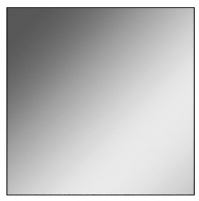 Зеркало Corsica 500х500 black без подсветки Sansa (SB1063Z) в Кировграде - kirovgrad.mebel-74.com | фото